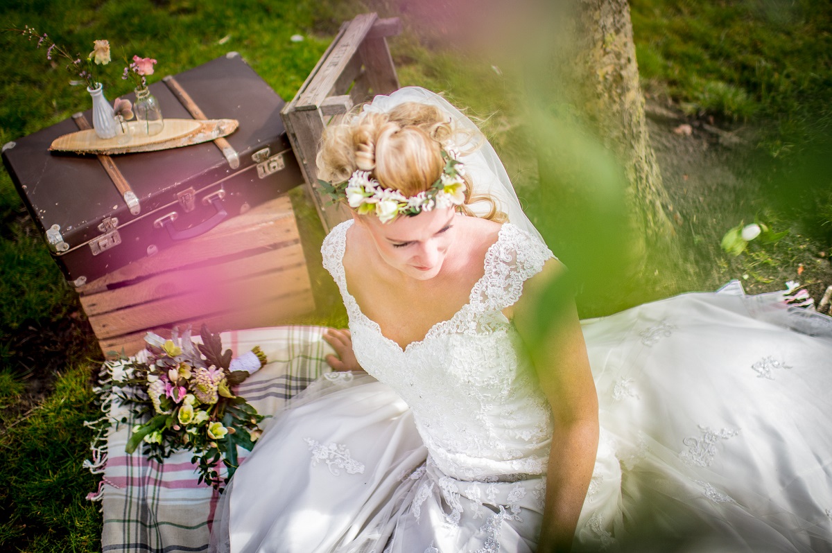 Styled Shoot van een vintage spring wedding